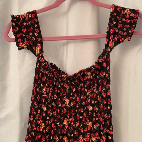NWOT DESIGN LAB FLORAL OFF THE SHOULDER ROMPER - Picture 2 of 7
